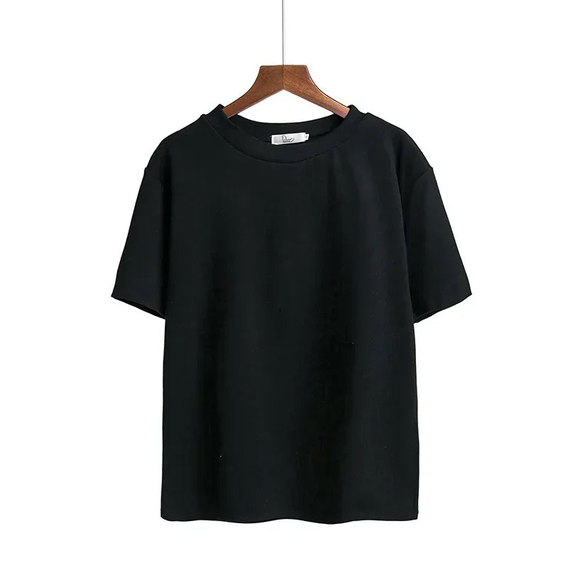 New T-Shirts Women 2022 Vintage Tshirts Cotton Spandex Blending Women O Neck Short Sleeve Best Friends Lady Girl Funny Hipster