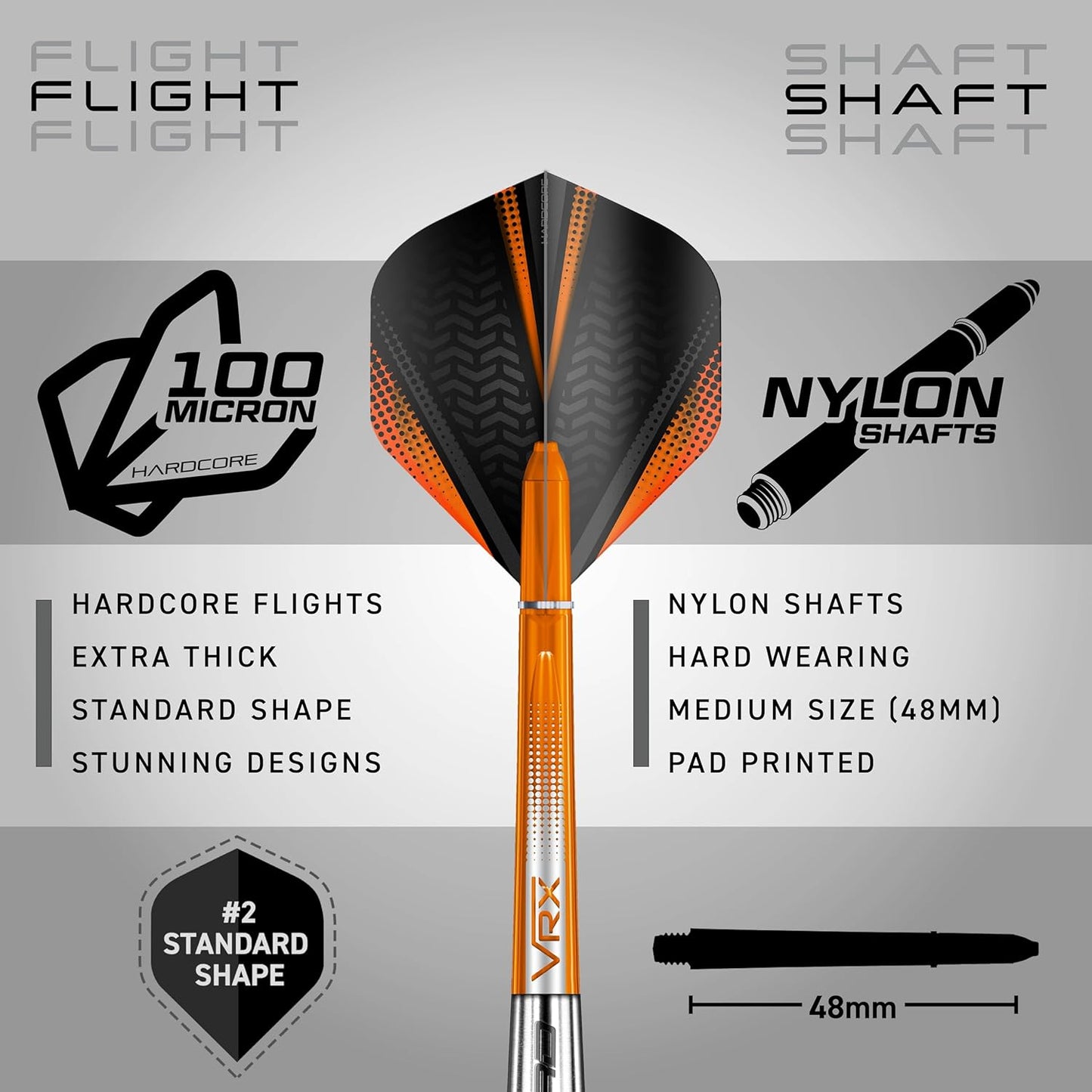 Amberjack Tungsten Darts Set with Darts Flights & Dart Stems (Shafts) β Professional 90% Tungsten Premium Darts Set β Available in 22G, 23G, 24G, 25G, 26G, 27G, 28G, 30G
