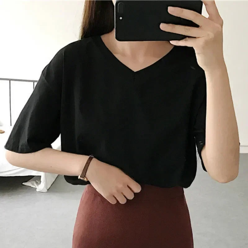 New T-Shirts Women 2022 Vintage Tshirts Cotton Spandex Blending Women O Neck Short Sleeve Best Friends Lady Girl Funny Hipster