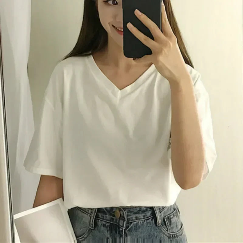 New T-Shirts Women 2022 Vintage Tshirts Cotton Spandex Blending Women O Neck Short Sleeve Best Friends Lady Girl Funny Hipster