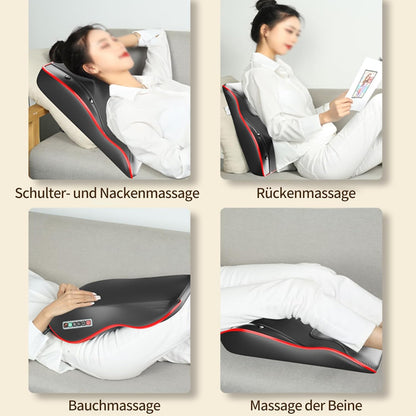 Back Massager with Heat, Massager Neck Massager, Shiatsu Wireless with 3D Massage Heads and 3 Speed, Muscle Pain Relief, for Neck, Back, Shoulder, Gifts, Black