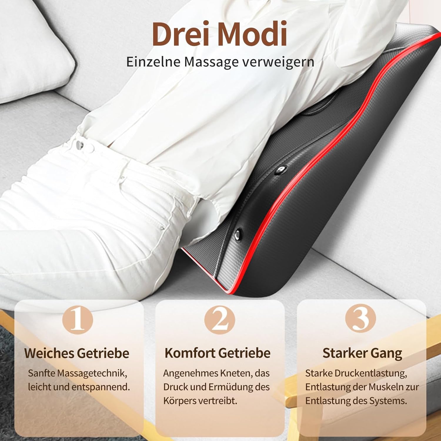 Back Massager with Heat, Massager Neck Massager, Shiatsu Wireless with 3D Massage Heads and 3 Speed, Muscle Pain Relief, for Neck, Back, Shoulder, Gifts, Black