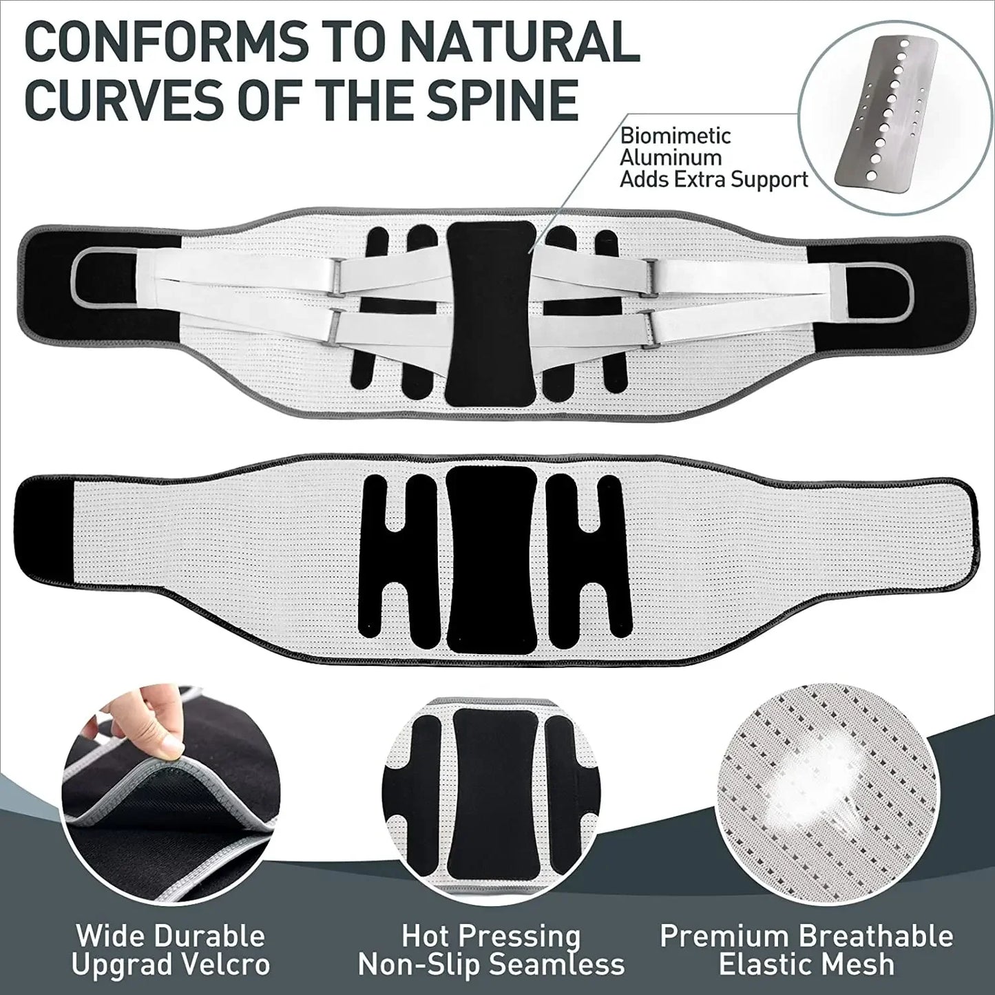 Lumbar Support Belt Disc Herniation Orthopedic Strain Pain Relief Corset for Back Posture Spine Decompression Brace