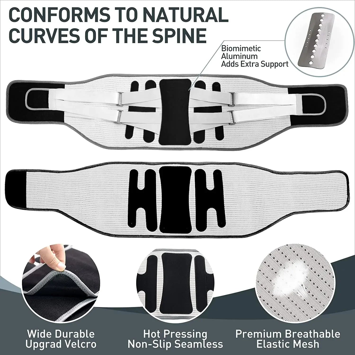 Lumbar Support Belt Disc Herniation Orthopedic Strain Pain Relief Corset for Back Posture Spine Decompression Brace