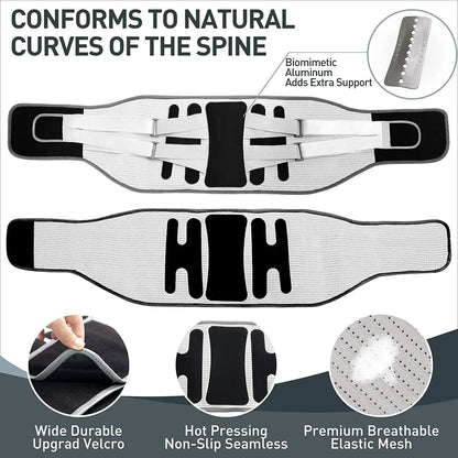 Lumbar Support Belt Disc Herniation Orthopedic Strain Pain Relief Corset for Back Posture Spine Decompression Brace