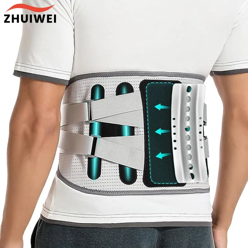 Lumbar Support Belt Disc Herniation Orthopedic Strain Pain Relief Corset for Back Posture Spine Decompression Brace