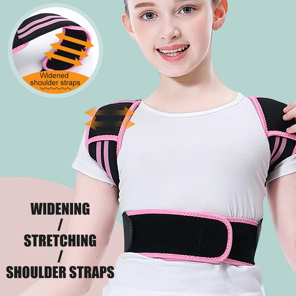 Children Back Posture Corrector Orthopedic Corset Shoulder Lumbar Wasit Support Correction Kids Teens Straighten Upper Belt