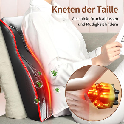 Back Massager with Heat, Massager Neck Massager, Shiatsu Wireless with 3D Massage Heads and 3 Speed, Muscle Pain Relief, for Neck, Back, Shoulder, Gifts, Black