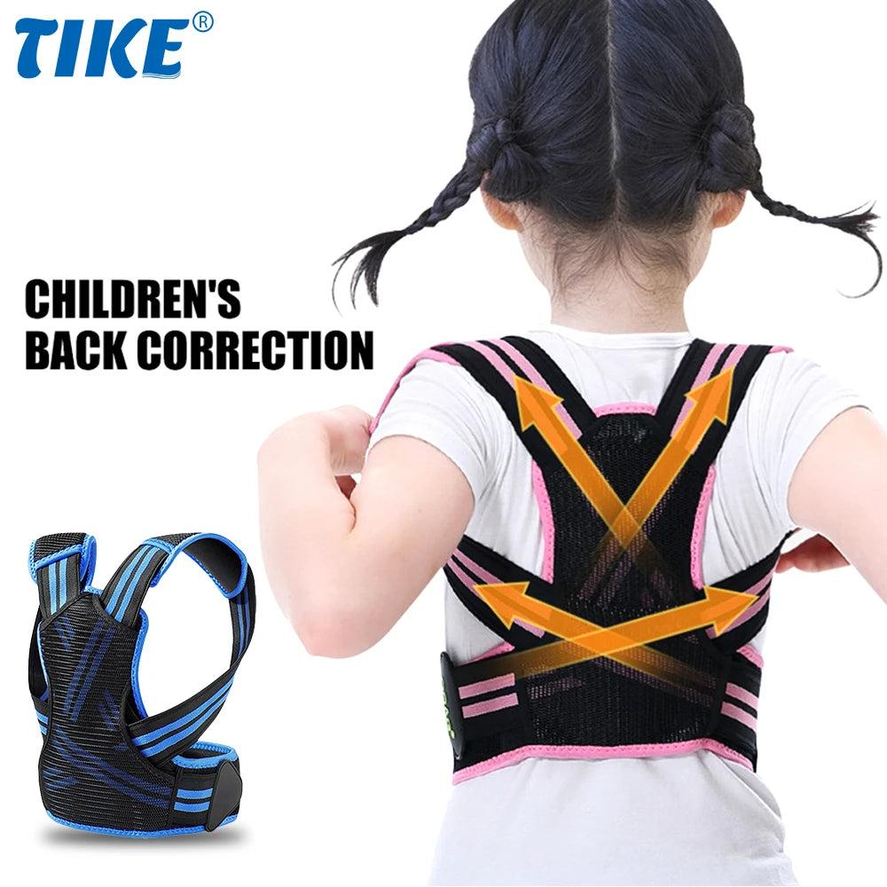 Children Back Posture Corrector Orthopedic Corset Shoulder Lumbar Wasit Support Correction Kids Teens Straighten Upper Belt