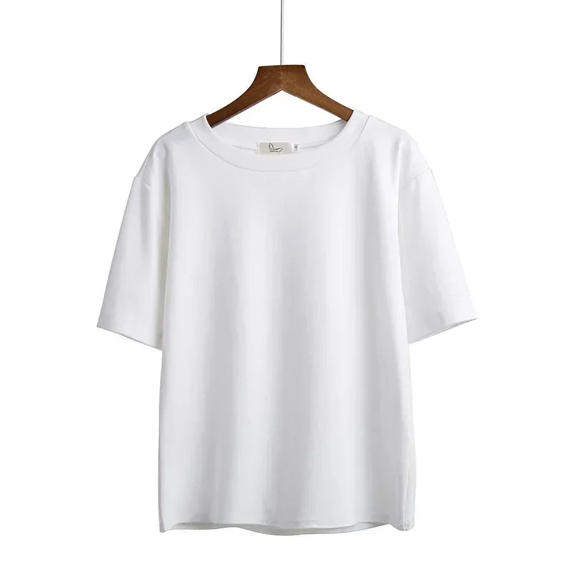 New T-Shirts Women 2022 Vintage Tshirts Cotton Spandex Blending Women O Neck Short Sleeve Best Friends Lady Girl Funny Hipster